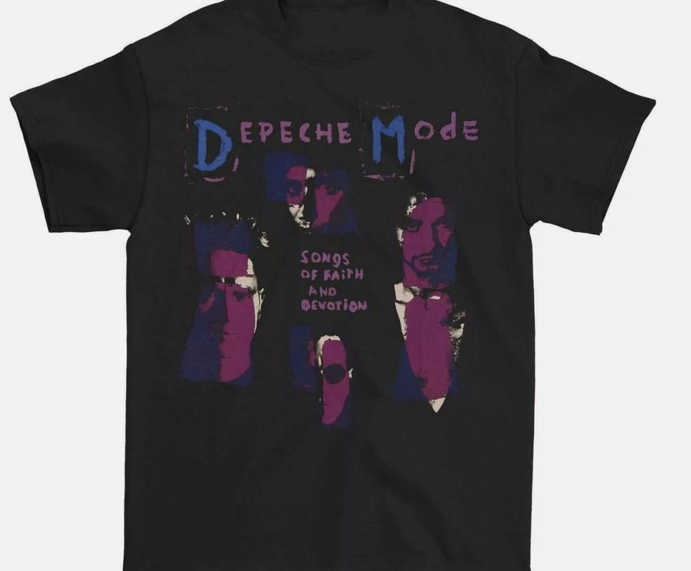 

Новая мужская футболка Depeche Mode Songs Of Faith Devotion Черная Унисекс S-45XL Унисекс Футболка S