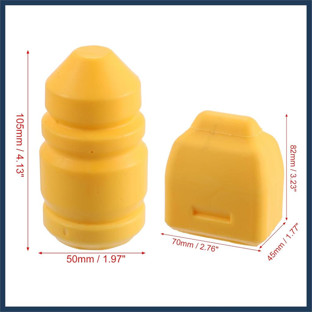 Car Front Rear Jounce Bumper Stop Axle Bumpers Set 52088256 52088352 for Grand Cherokee WJ 1999-2004 Stylish Design