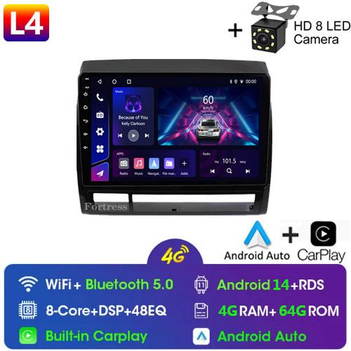 2Din 9" Android 13 Car Radio Player For Toyota Tacoma 2 HILUX 2005-2013 Carplay GPS Navi Head Unit 2din Stereo DVD