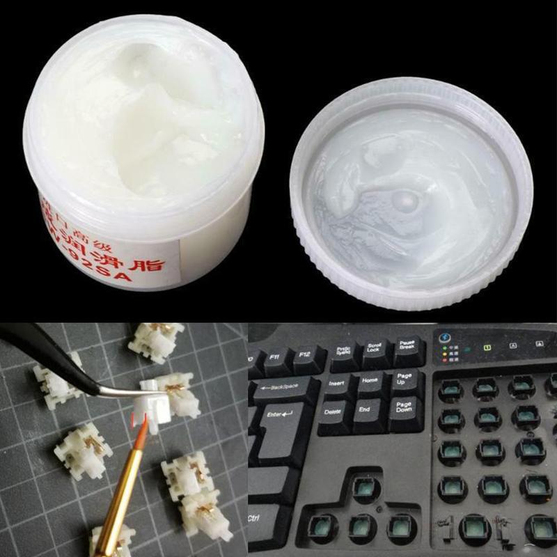 White Synthetic Grease Lubricating Oil Fixing Film Plastic Keyboard Gear Grease Bearing Grease Oil Lubricant Printers Bearing