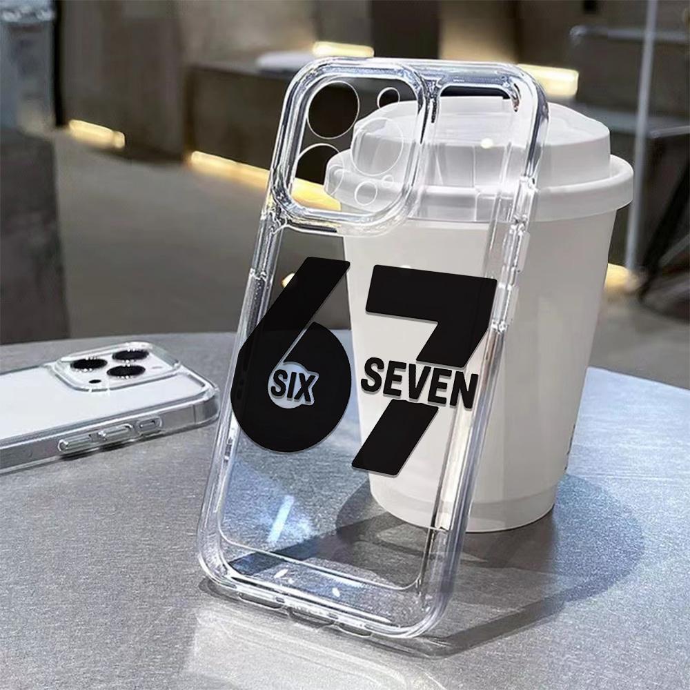 

Bold Number 67 Graphic Phone Case For Samsung Galaxy S26 S25 S24 S23 S22 S21 S20 FE Note20 Note10 Edge Plus Ultra Lite 5G Cover Samsung Note20