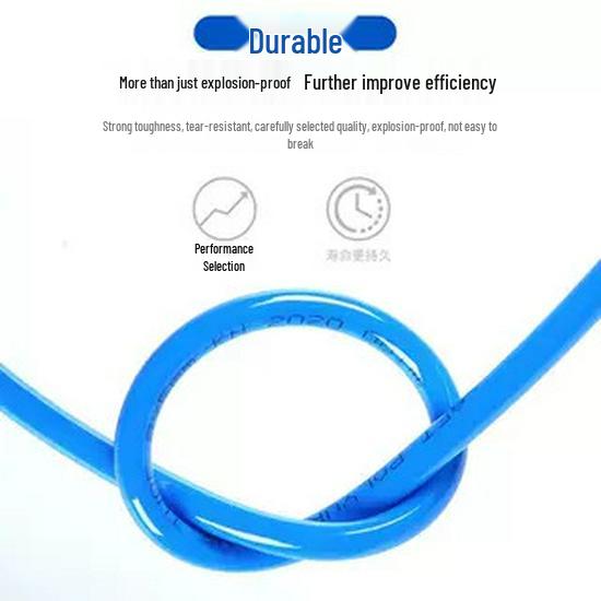 Transparent PU Air Hose 4/6/8/10mm - High Pressure Resistant Pneumatic Compressor Hose