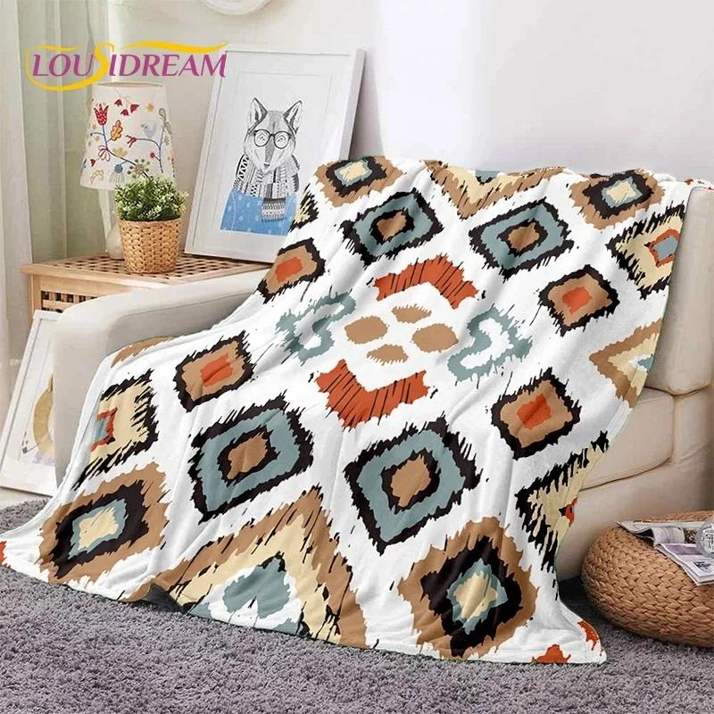 3D Neueste Nordisch Türkisch Böhmisch Keltisch Weiche Flanelldecken, Überwurfdecke Bequeme Decke für Picknick Betten Sofa Zuhause Schlafzimmer