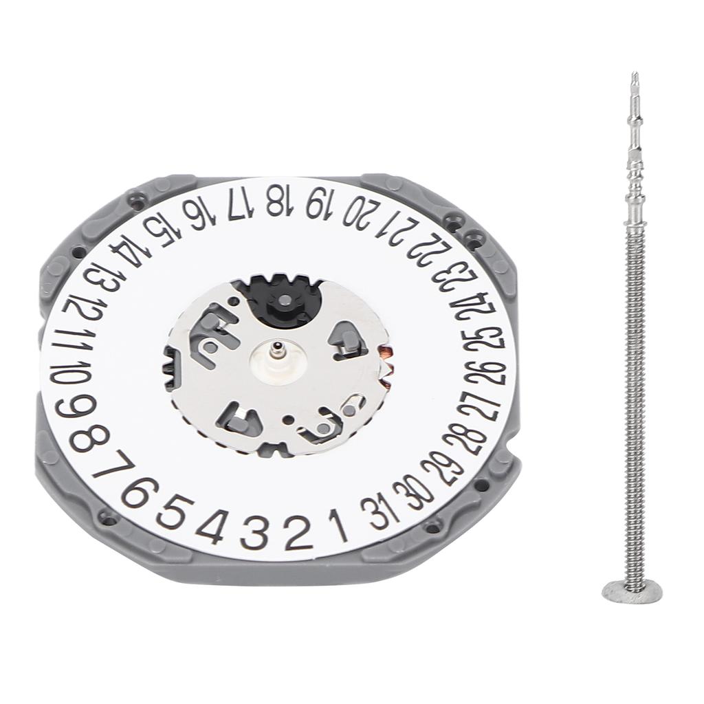 VJ42 Calendar Movement Replacement Portable Watch Movement Watch Repair Parts Accessory
