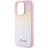 Guess Guhcp15Lpsairsp Iphone 15 Pro 6.1 Różowy/Pink Hardcase Saffiano Iridescent Script