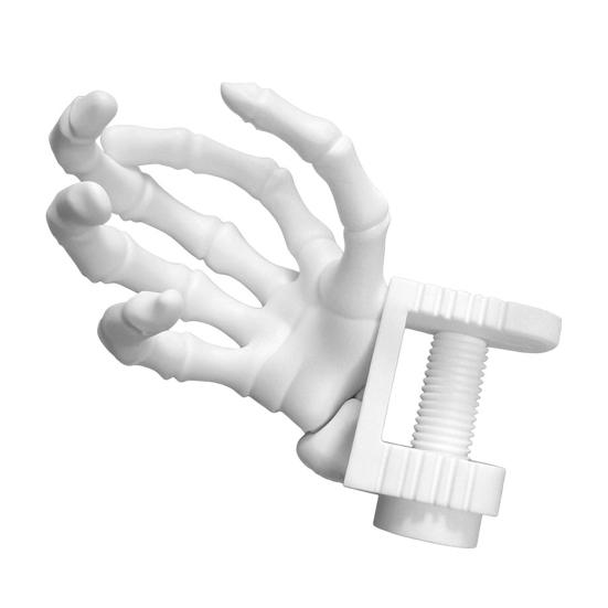 3D Printed Bone Hand Cup Holder Skull Skeleton Hand Coaster for Desk Halloween