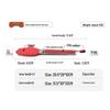 Wu Tuo Stainless Steel Silicone Food Tongs