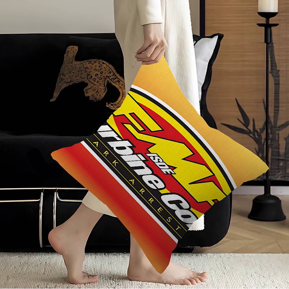 Fmf Racing Logo Personalized Pillow Cover Kids Bedroom Wild Party Decor Pillowcase Kid Birthday Shower Gift