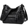 Women's 2021 Trendy Soft Leather Shoulder Bag - Large Capacity, All-Match, Middle-Aged Messenger Style