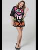 8-Color Peach Heart Sequin Loose T-Shirt - 2024 Spring/Summer Collection