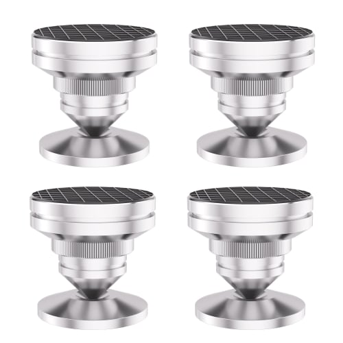 Preffair 4-Piece Speaker Insulator Spike Base, Speaker Board, and Speaker Stand Set with Double-Sided Tape, Improves Audio Quality, Anti-Vibration, an