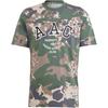 Originals T Shirts Men's Dark Green Crew Neck Moderate Straight Fit IR9474
