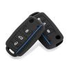 Silicone Car Key Case For Vw Polo Bora Beetle Tiguan Passat Golf Jetta Eos For Volkswagen Skoda Fabia Octavia Fob Shell Cover