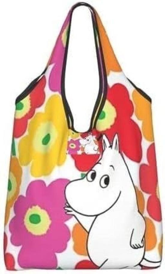 

Moomin Little My Snoopy Eco Bag Foldable Washable Popular Compact Large Capacity Waterproof Convenience Store Shopping Bag Lightweight Stylish
