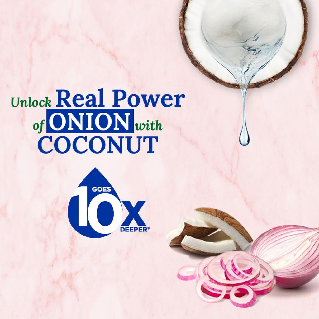 PARACHUTE Advansed Onion Hair Oil For Hair Growth & Hair Fall Control With Coconut & Vitamin E – 200ml Nourishing Scalp Care