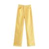 Versatile White Wide-Leg Jeans for Women - Flattering Fit, Conceals Flaws, Perfect for Pear Shapes