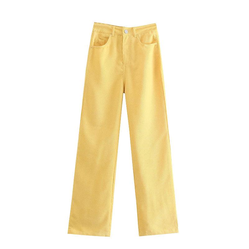 

Versatile White Wide-Leg Jeans for Women - Flattering Fit, Conceals Flaws, Perfect for Pear Shapes X-Large