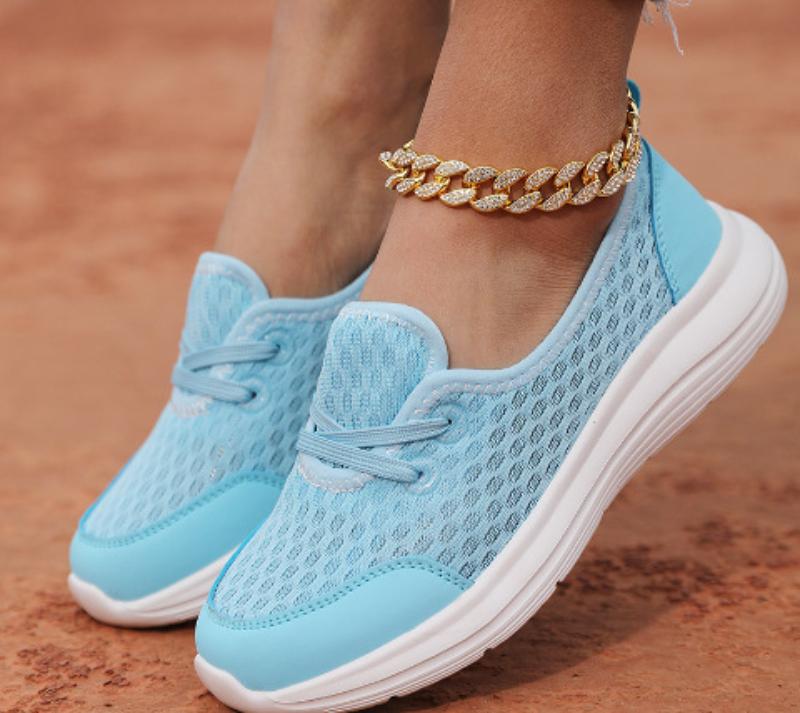 Spring Foot Lazy Shoes One-Foot Casual Women's Shoes Mother's Shoes Low-Top Flat-Sole Walking Shoes Comfortable Breathable
