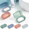 Waterproof Soap Dishes Organizer Sealed Soap Container Durable Square Travel Soap Box  for Home