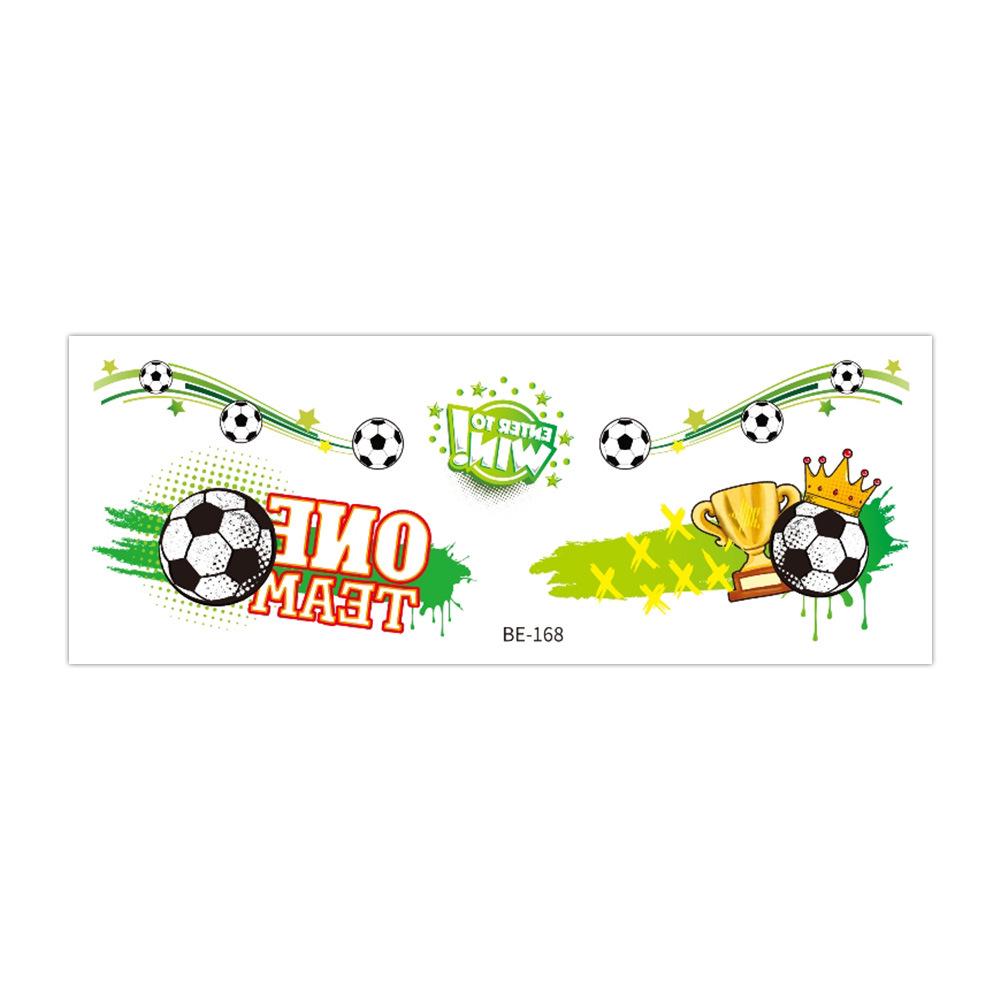 2026 World Cup Face Tattoos: USA, Canada, Mexico Football Cheer Stickers 158x60mm (OPP Bag Packaging)