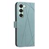 For TECNO Spark 40 Pro 4G Case BINFEN COLOR BF35 Geometry Imprinted Leather Phone Cover RFID Blocking Wallet Stand