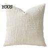 Smooth Zipper Pillow Cover Couch Throw Cover, Decorative Soft Cozy Chenille Case, Rustic Wrinkle-resistant Pillowcase Farmhouse Fall for Living