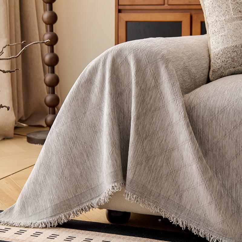 Nordic Chenille Sofa Towel Cover All Season Universal Sofa Throw Blankets Non Slip Pets Kids Anti-dirty Recliner Armchair Covers