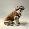 Solid-Colour Pet Padded Vest Cotton Material Pet Winter Jacket Warm Small Dog Coat  Pet Clothing