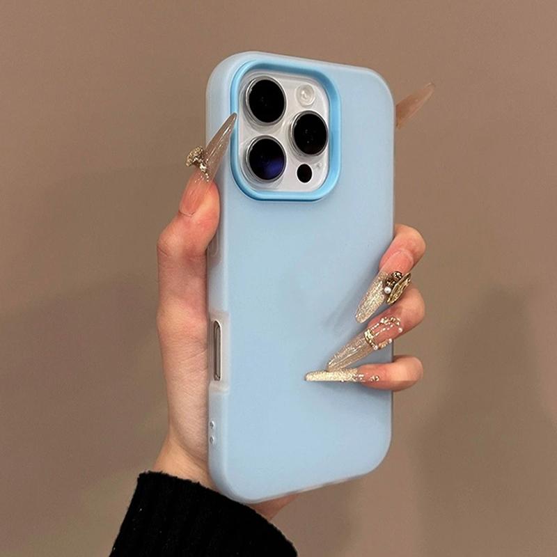 

Soft Matte Candy Transparent Phone Case for IPhone 17 16 15 14 13 12 11 Pro Max Air 16E 7 8 Plus X Xs Max XR SE Shockproof Cover iPhone Air