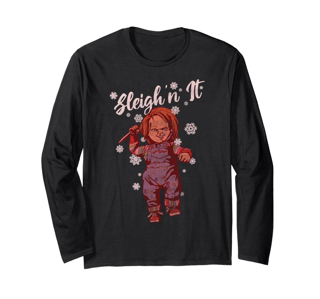 Chucky Christmas Sleigh It Long Sleeve & T-Shirt