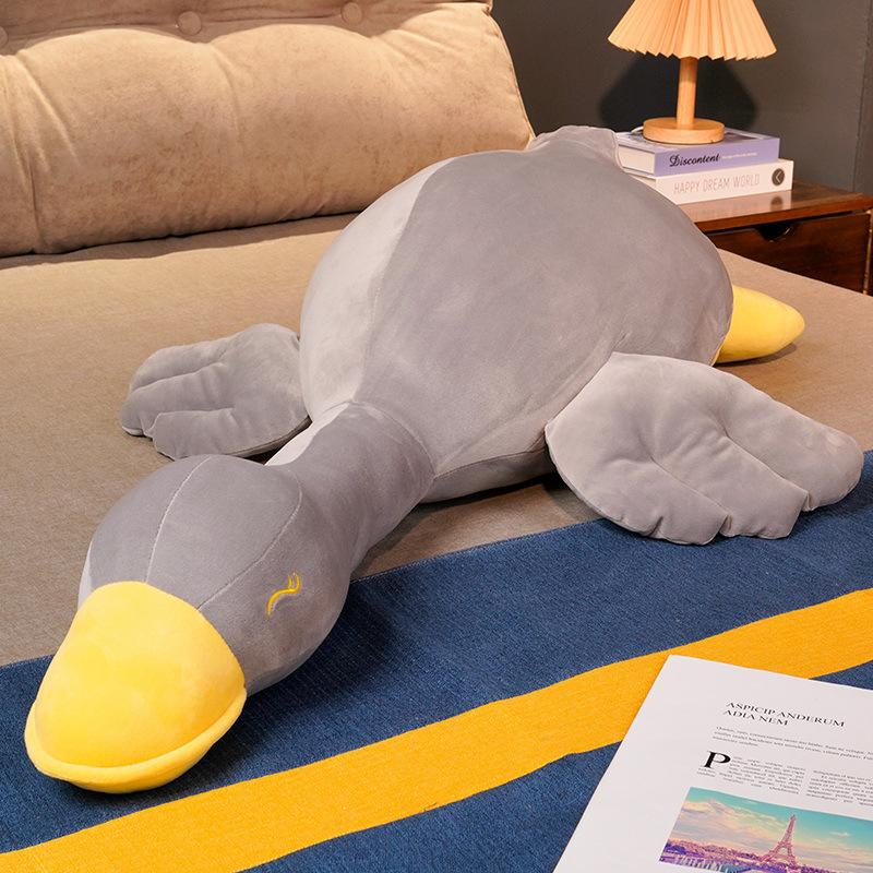Entzückendes Gänse-Stofftier Weiche Kuschelpuppe Heim- und Bürodekoration 3D-Kissen Geburtstaggeschenk Für Kinder