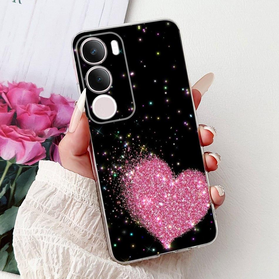 For Vivo Y19S V2419 Elegant Floral Butterfly Painting Phone Case For Vivo Y19s Y 19S 4G Soft Silicone TPU Cases