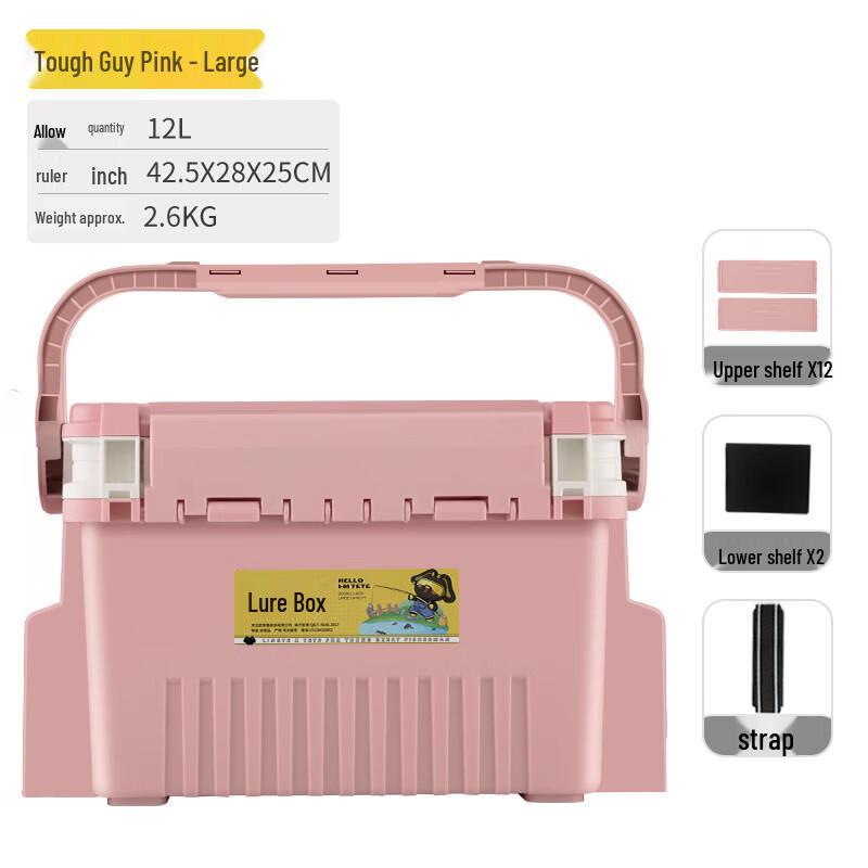 Landa Multifunktionale Sit-on Köderfischerei Tackle Box