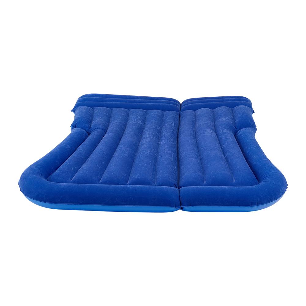 Car Rear‑seat Inflatable Sleeping Mattress Flocked PVC Material for Outdoor Car Travel