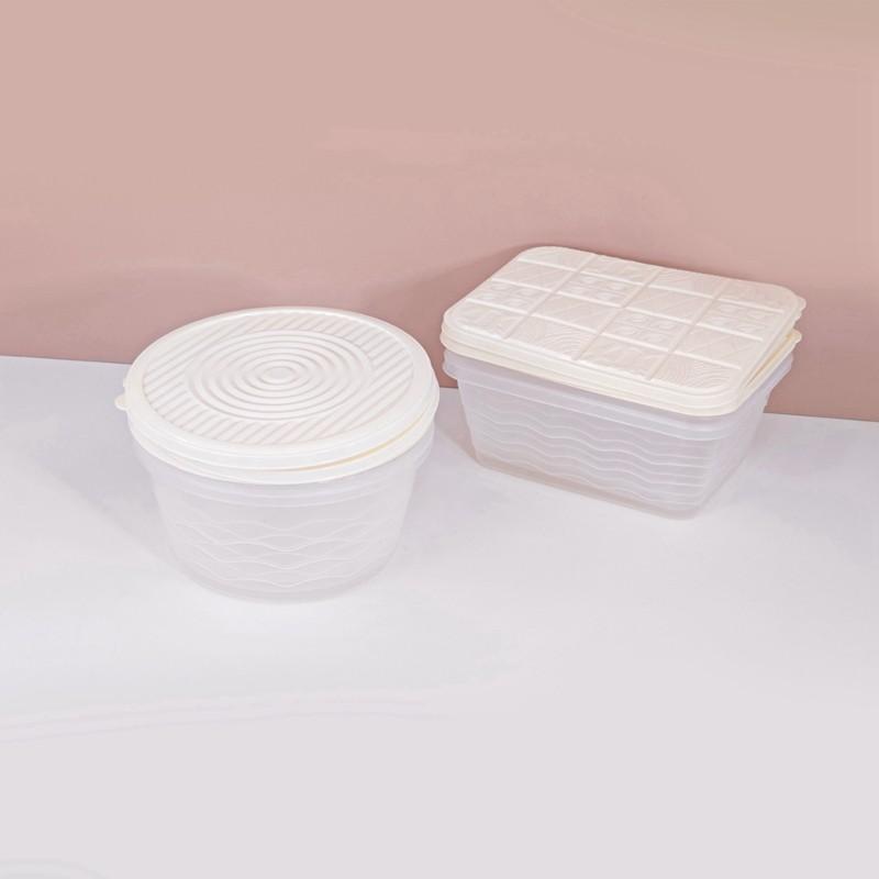 Multifunctional Food Storage Container Set-6Pcs Large Capacity, Microwave Safe& Freshness Preserving