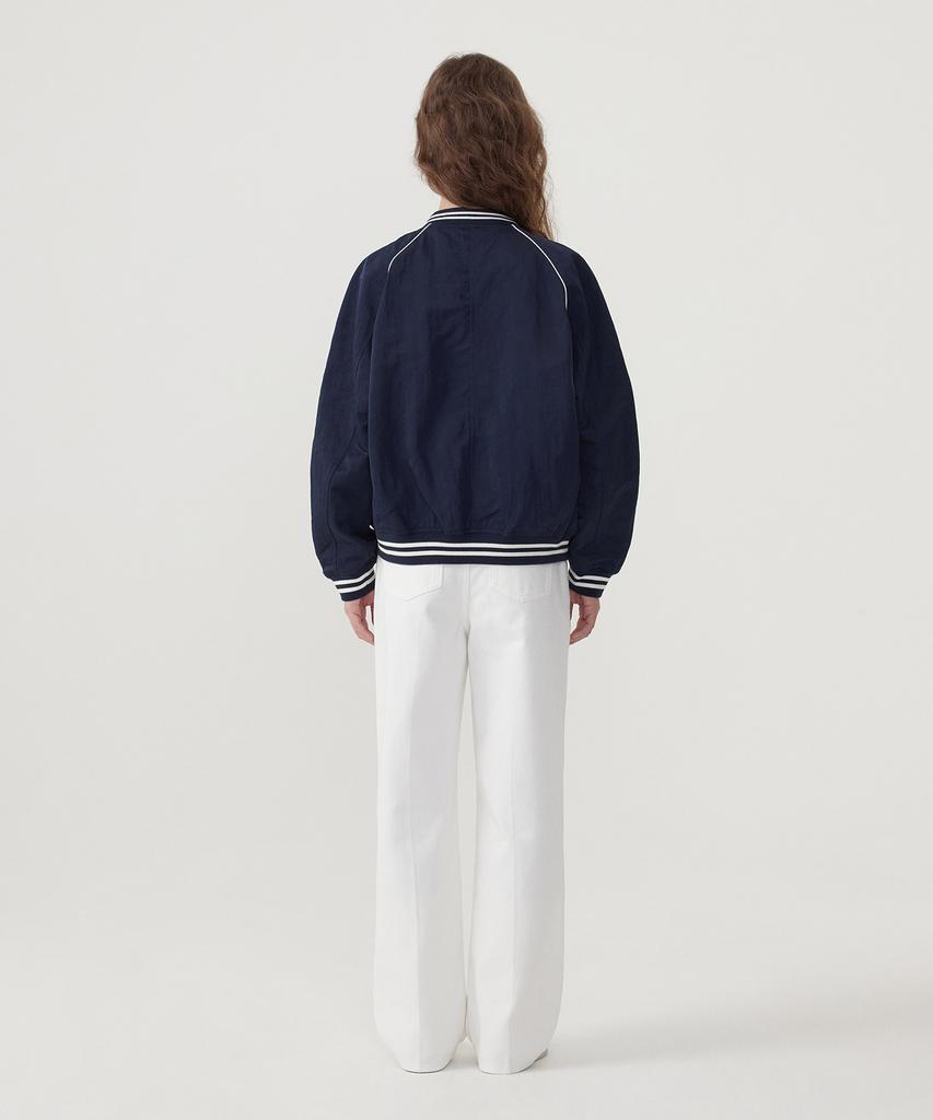 Covernat Woman Varsity Jacket Navy