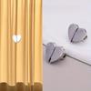 8PCS Rustproof Magnetic Curtain Buckle Anti-Slip Detachable Snap Hooks Bathroom