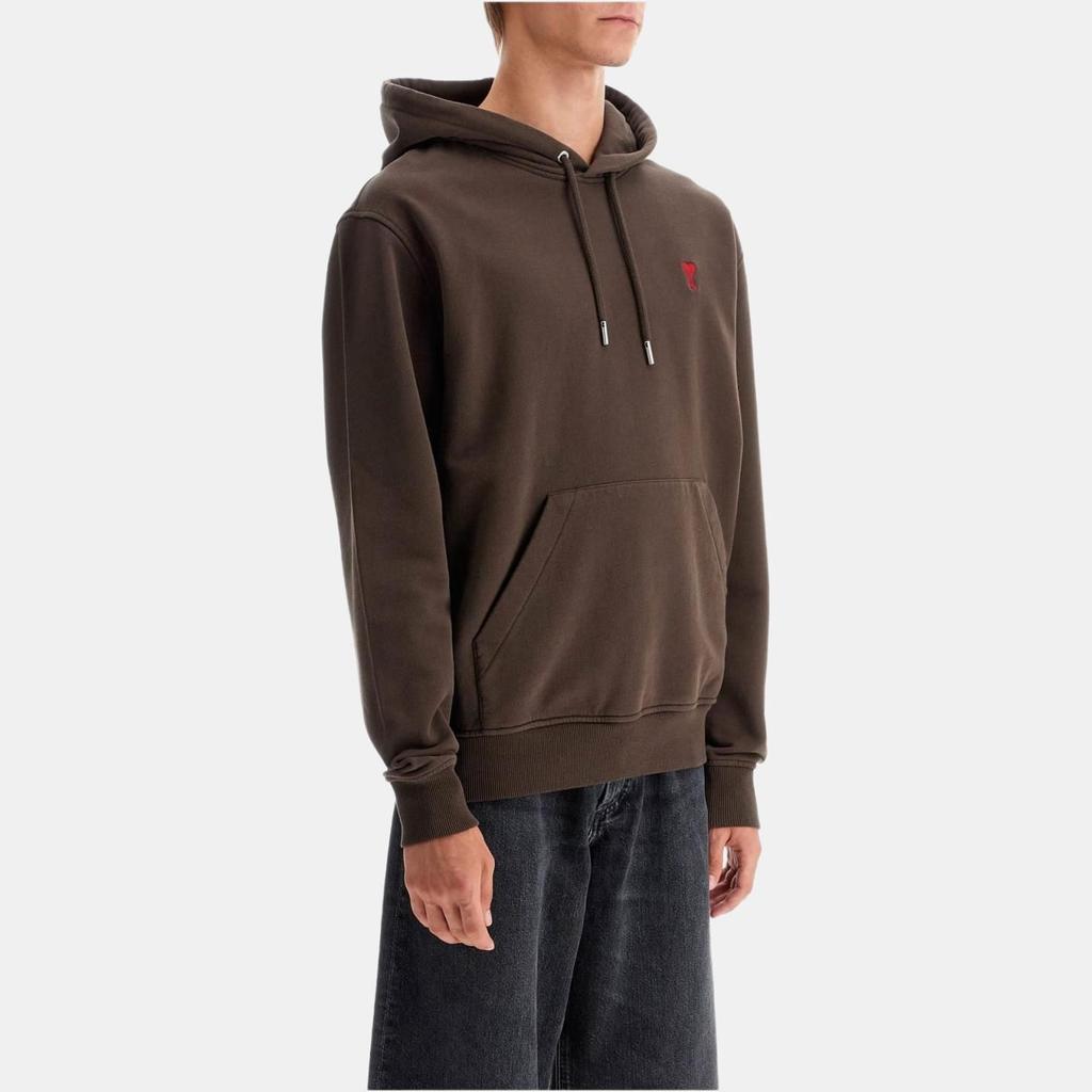 Ami Paris Ami De Coeur Drawstring Hoodie USW235730-221