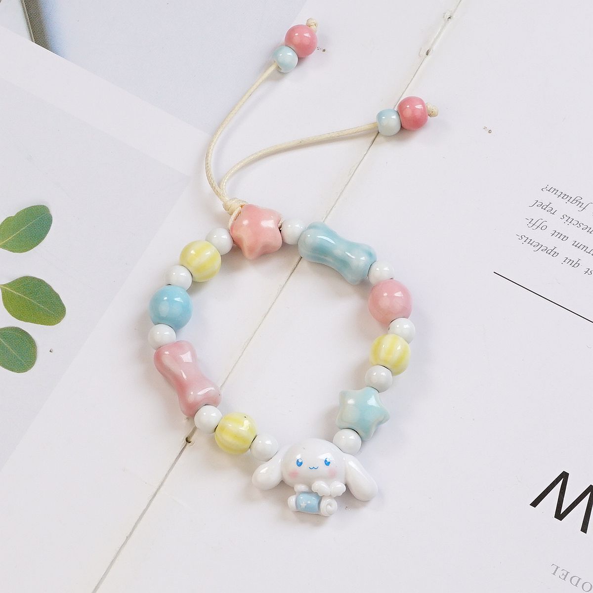 Милый щенок Xiaohongshu хит продаж керамический браслет универсальный милый дизайн мультяшный сладкий