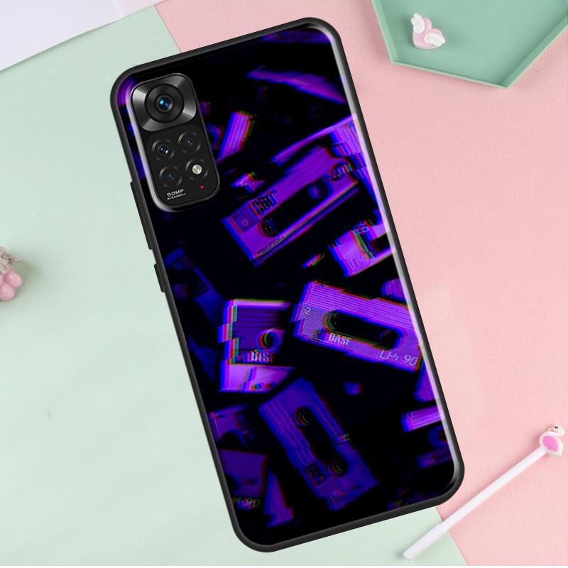 Purple Aesthetic For Redmi Note 12 Pro Plus Cover For Redmi Note 10 8 9 11 Pro 12S 11S 10S 9S 9C 10C 12C Case