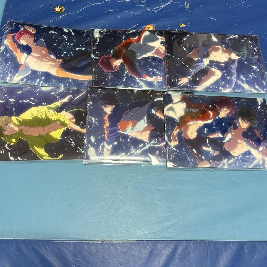 [USED] Free Mini Reproduction Original Artwork, Bonus Disc, Featuring Nanase Haruka, Tachibana Makoto, Matsuoka Rin, Kirishima Ikuya, and Shiina Asahi