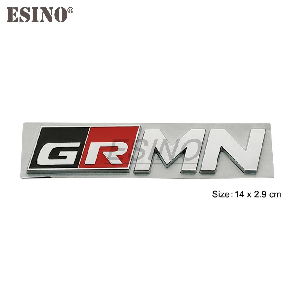 gjcr7 Car Styling Gazoo Racing GR GR MN 3D Car Zinc Alloy Badge Adhensive Metal Emblem Decal for Toyota Supra AE86 GT86