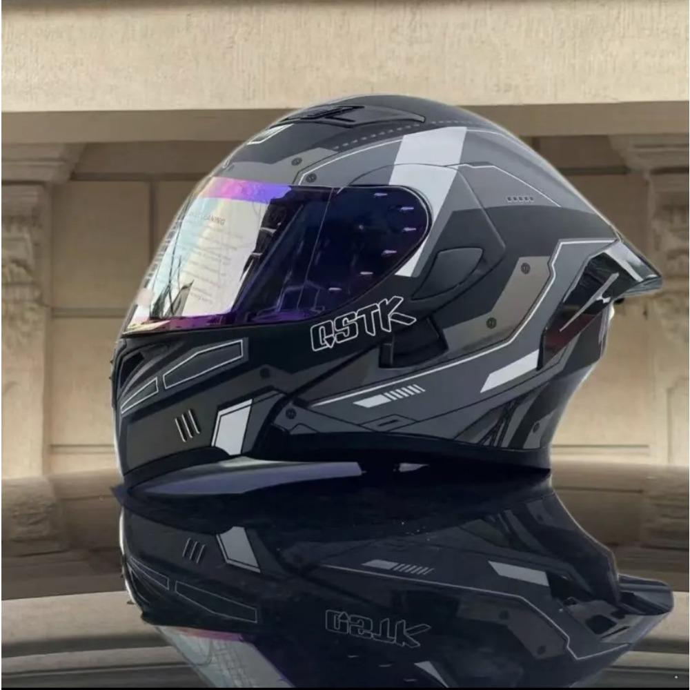New face-off helmet extra large 70 extra large head circumference double lenses new motorcycle helmet