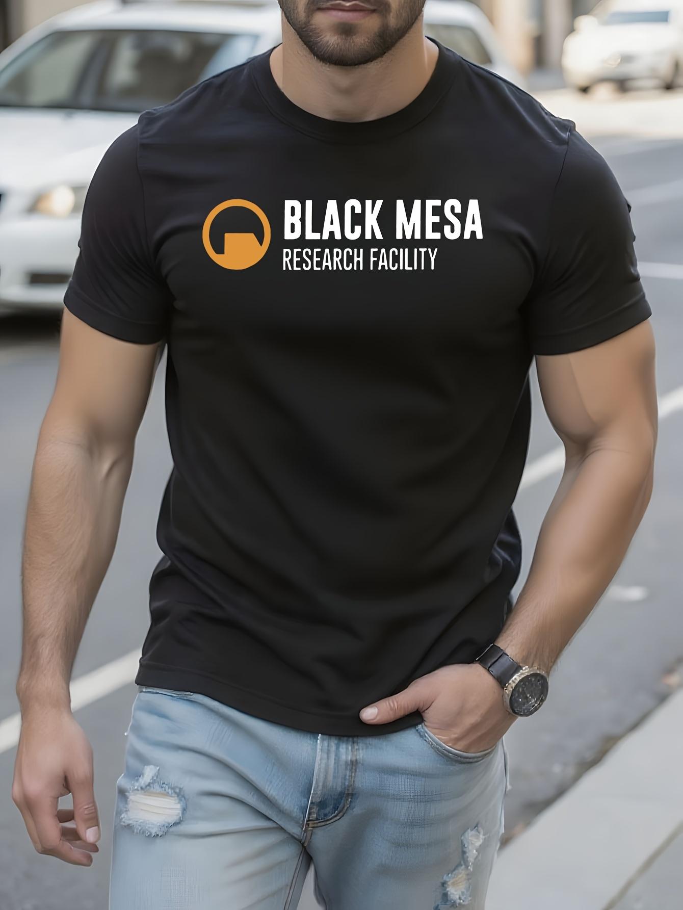 Black Mesa Research Facility Tshirt - Portal Game Inspire... XXXL