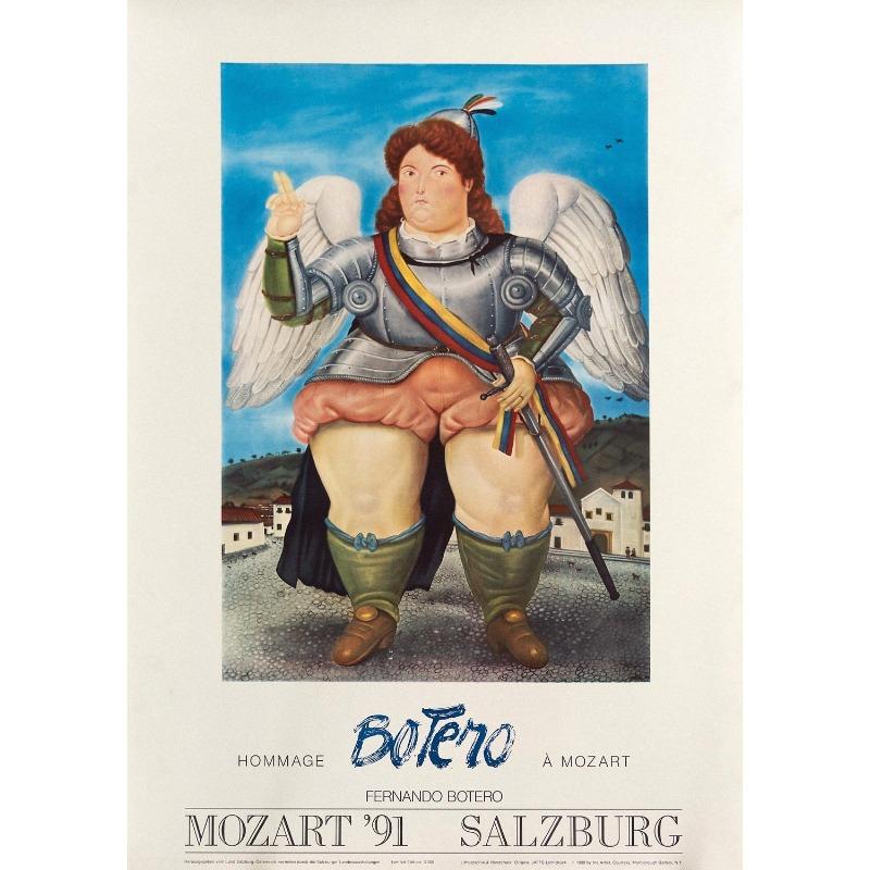 Botero Classic Exhibition Artwork Girl with Cat/The Musicians Abstract Poster Canvas Painting Wall Pictures Home Decor