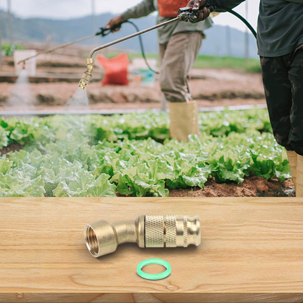 Agricultural Sprayer Adjustable Copper Nozzle High Pressure Atomizing