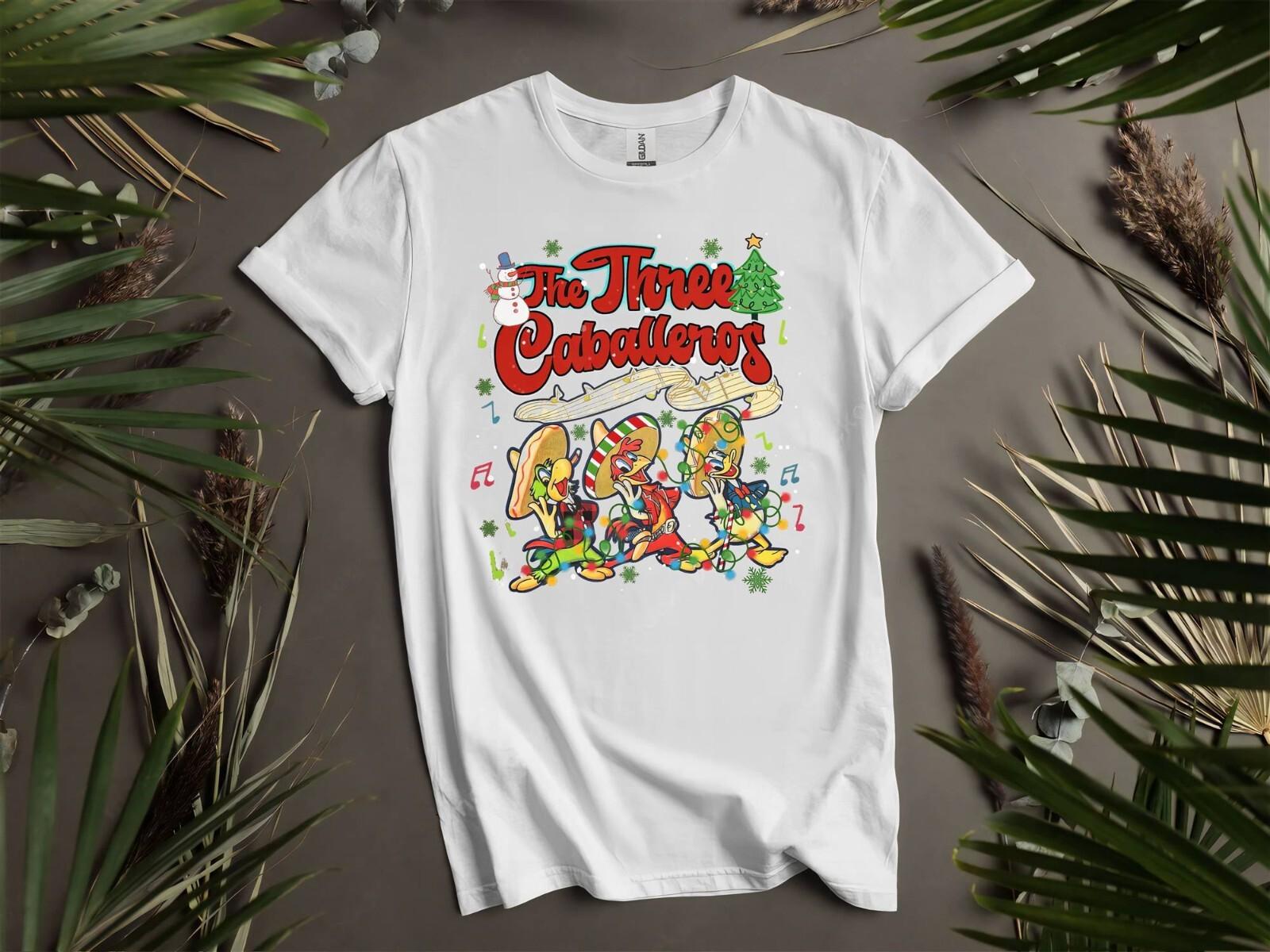 The Three Caballeros Classic Donald T-Shirt Mens Womens Tees Top T Shirt Mens Womens Tees Top Men Women Unisex Tshirt K801 3XL