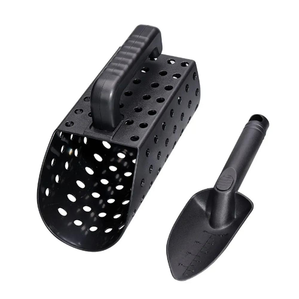 New ABS Plastic Beach Shovel Sand Scoop Sand Sifter Metal Detector Sand Scoop Shovel Set for Beach Metal Detecting Accessories
