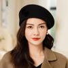 Top Grade 100% Australia Wool Irregular Beret Mother Gift Lady Party Formal Fedora Chic Felt Cloche Hat Woman Top Cap