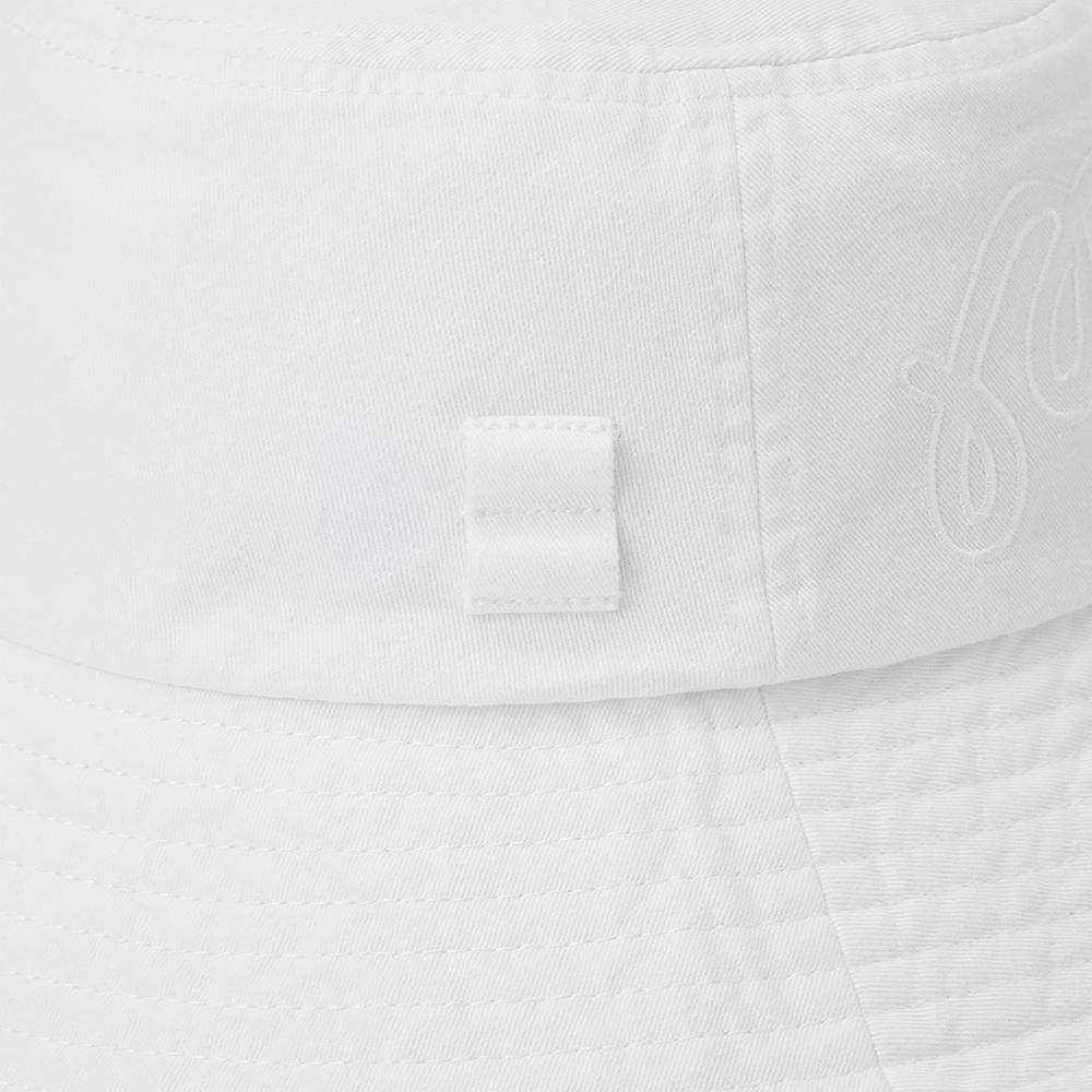 MALBON GOLF New Basic Logo Bucket Hat Ivory